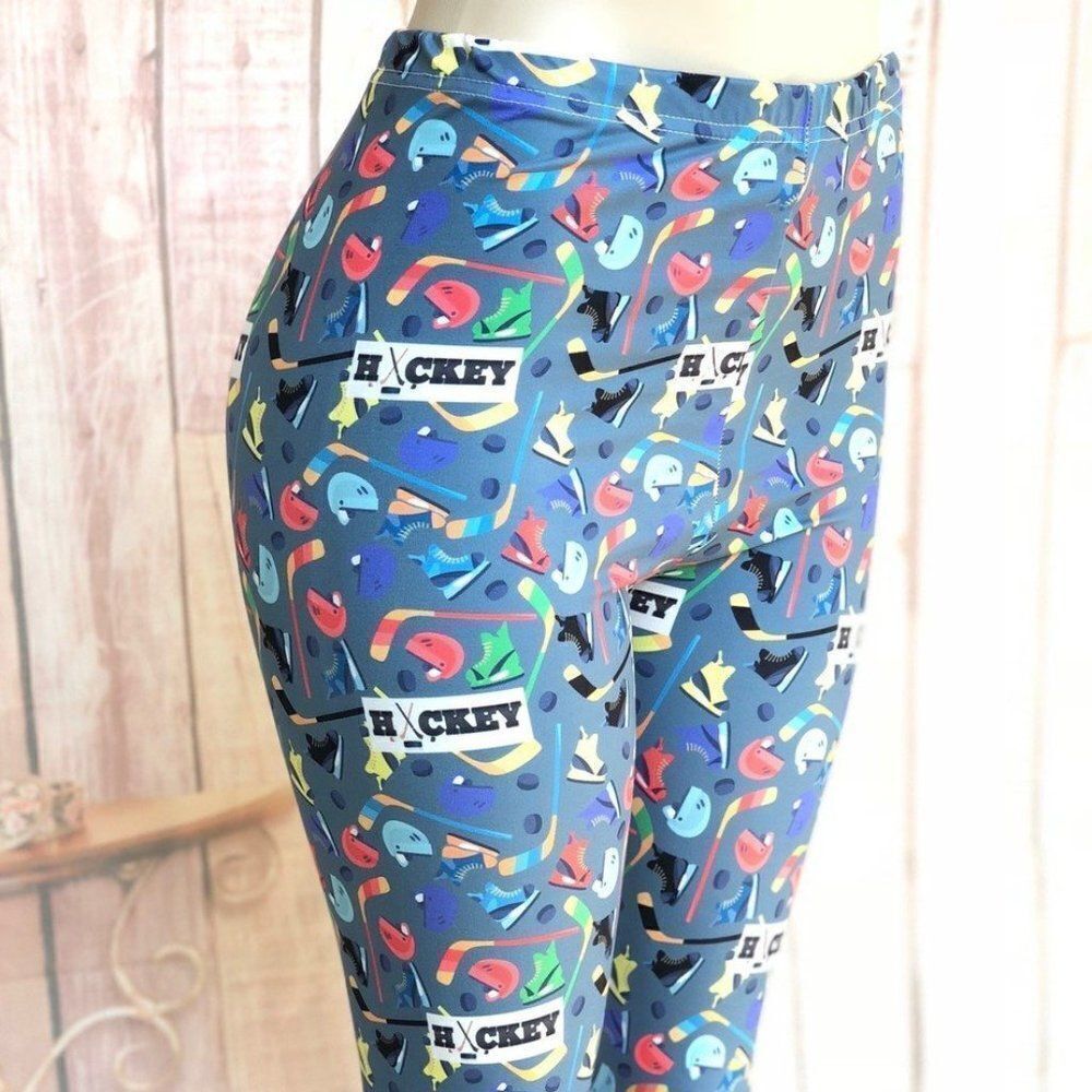 Hockey Sports Leggings N…
